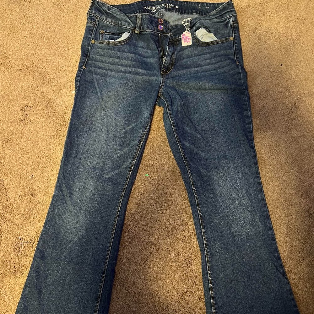 American Eagle stretch artist size 14 jeans